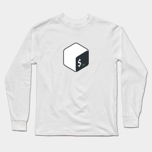 Bash Logo - Unix shell Long Sleeve T-Shirt